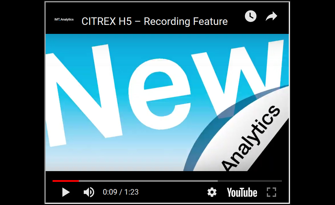 CITREX H5 – Recording Feature